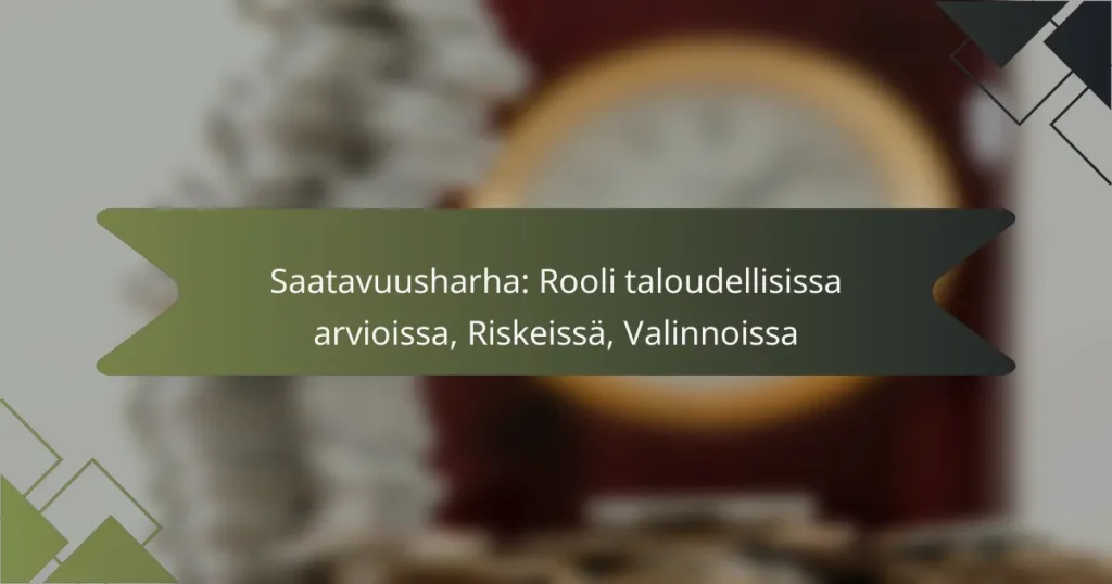 Saatavuusharha: Rooli taloudellisissa arvioissa, Riskeissä, Valinnoissa